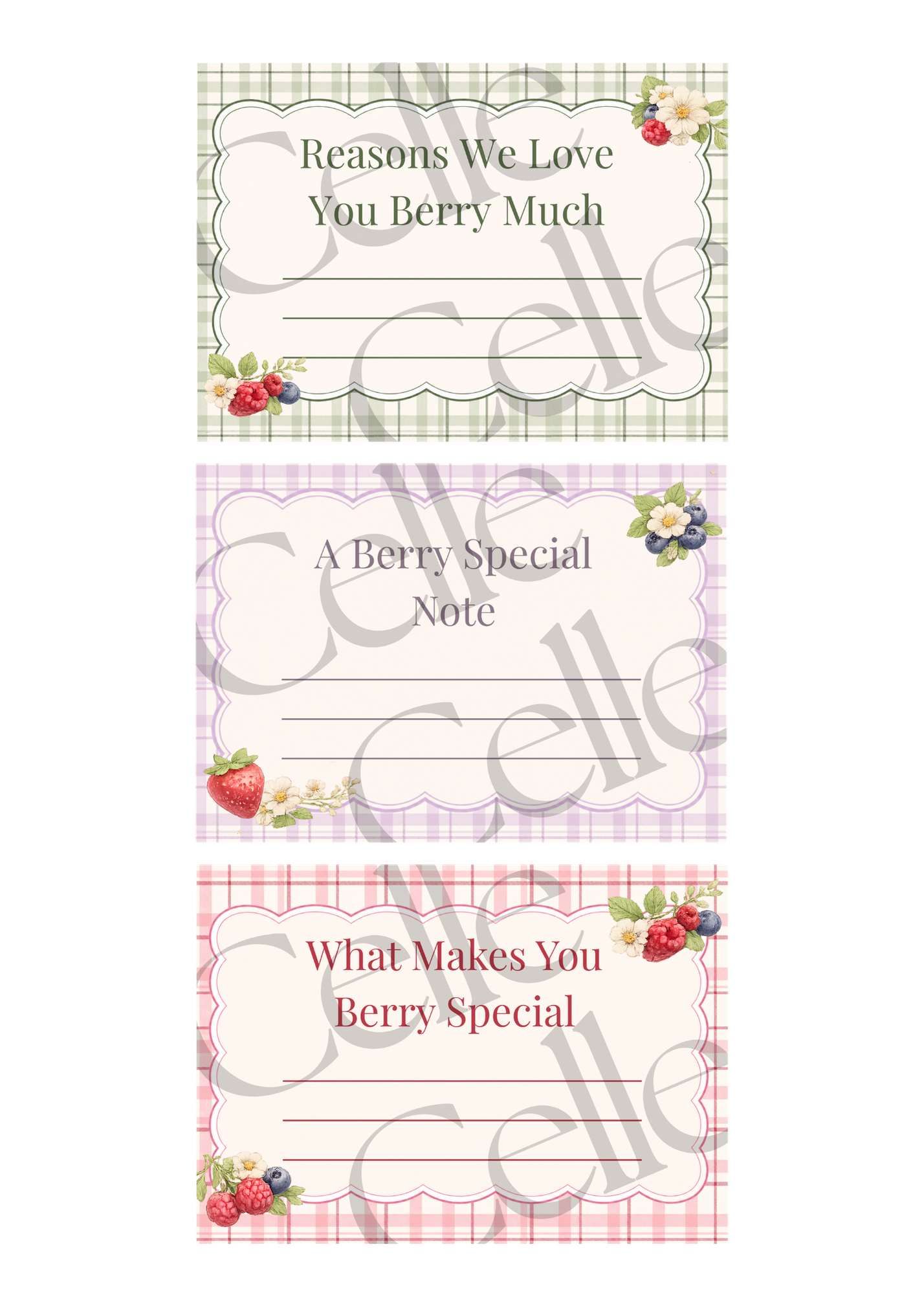 A Berry Sweet Birthday Wishes Template