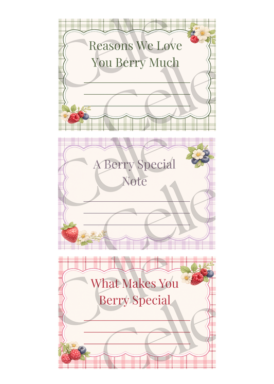 A Berry Sweet Birthday Wishes Template