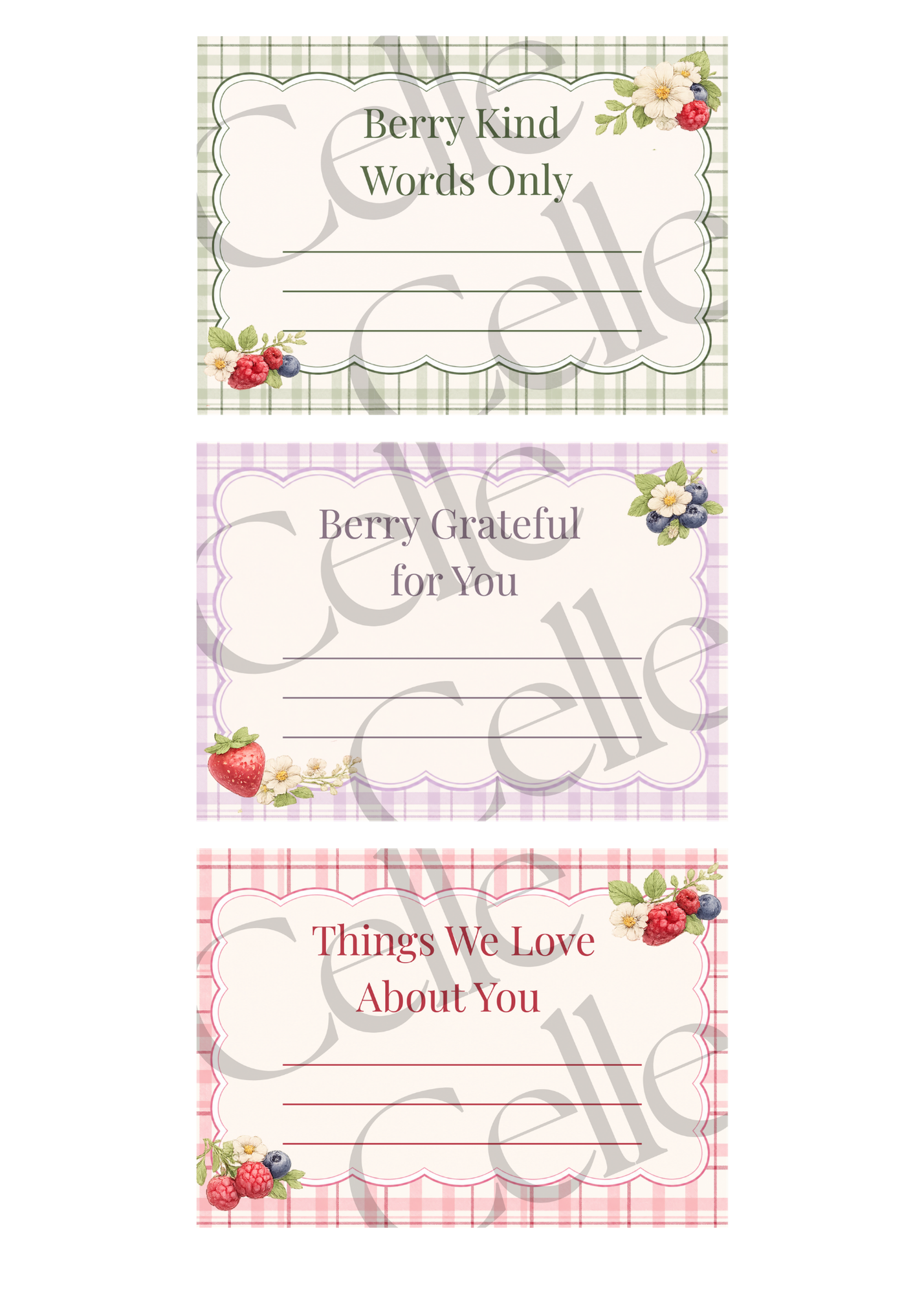 A Berry Sweet Birthday Wishes Template