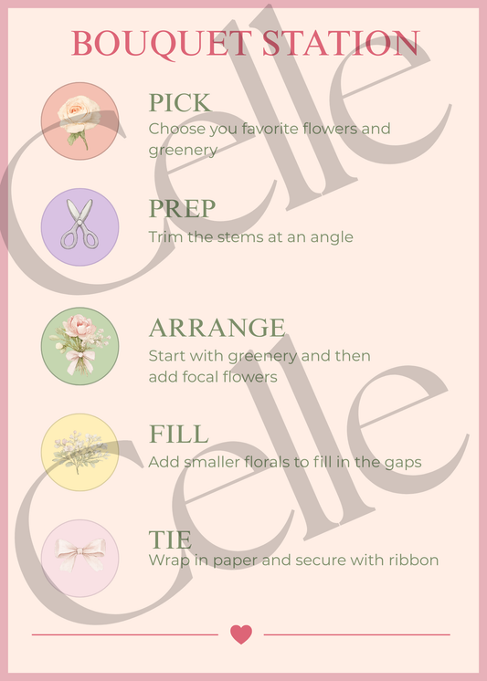 Bloom & Fizz Flower Station Template